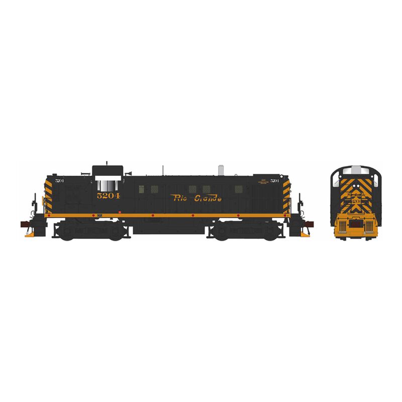 Alco RS-3 Locomotive DRGW Late Phase 2 #5204