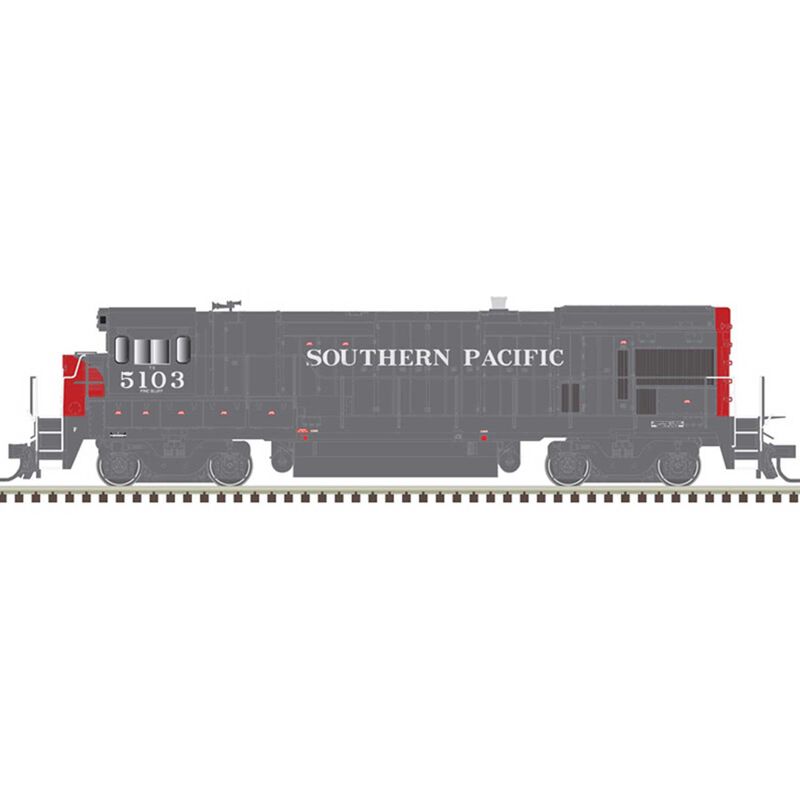 HO B23-7 Locomotive Southern Pacific 5101, Gray/Red