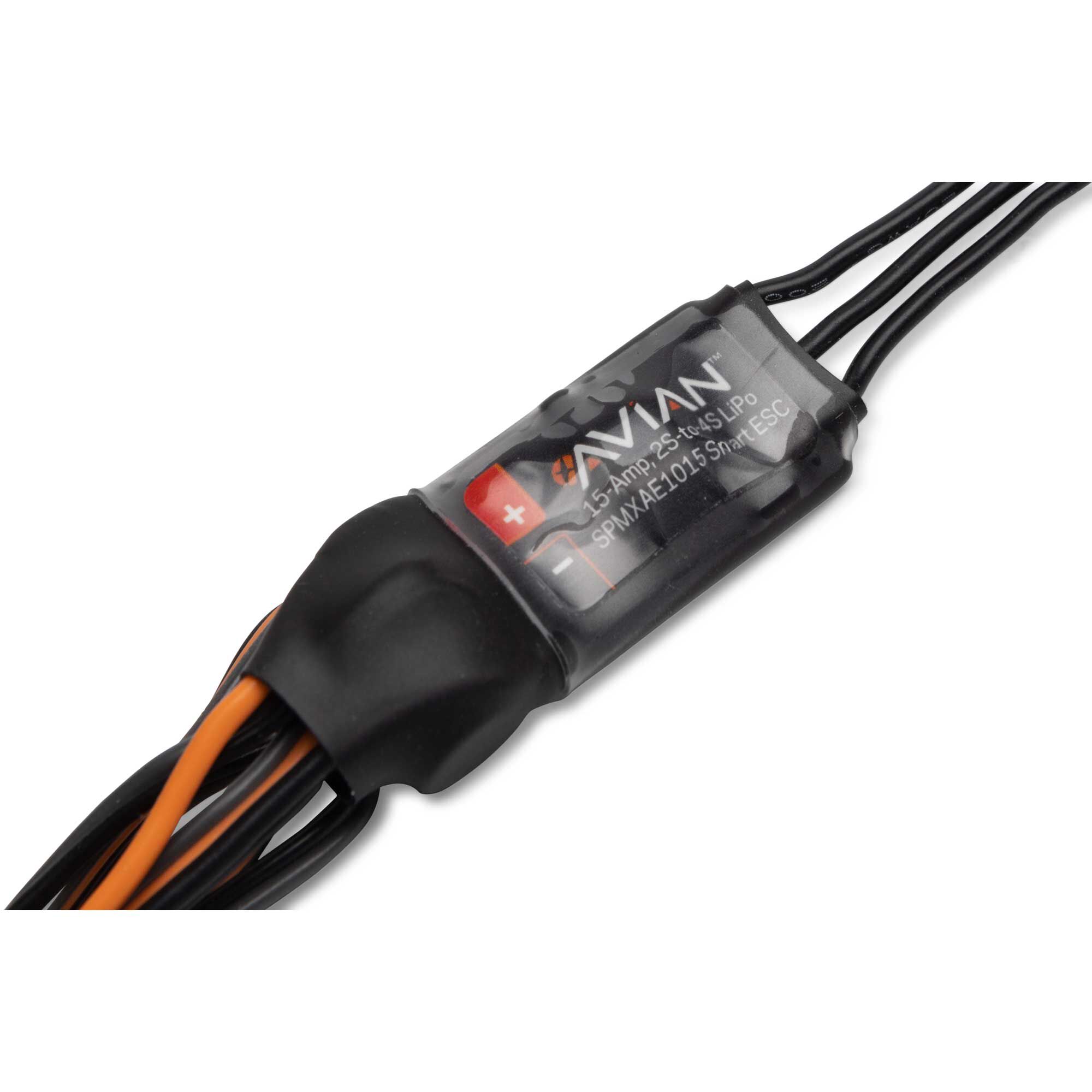 thumbnail image 2 of Spektrum Avian 15A Smart Lite Brushless ESC - 2S-4S, IC2 Connector For RC Planes 2 of 12