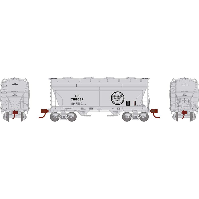 HO RTR ACF 2970 Cover Hopper, MP/TP #706037