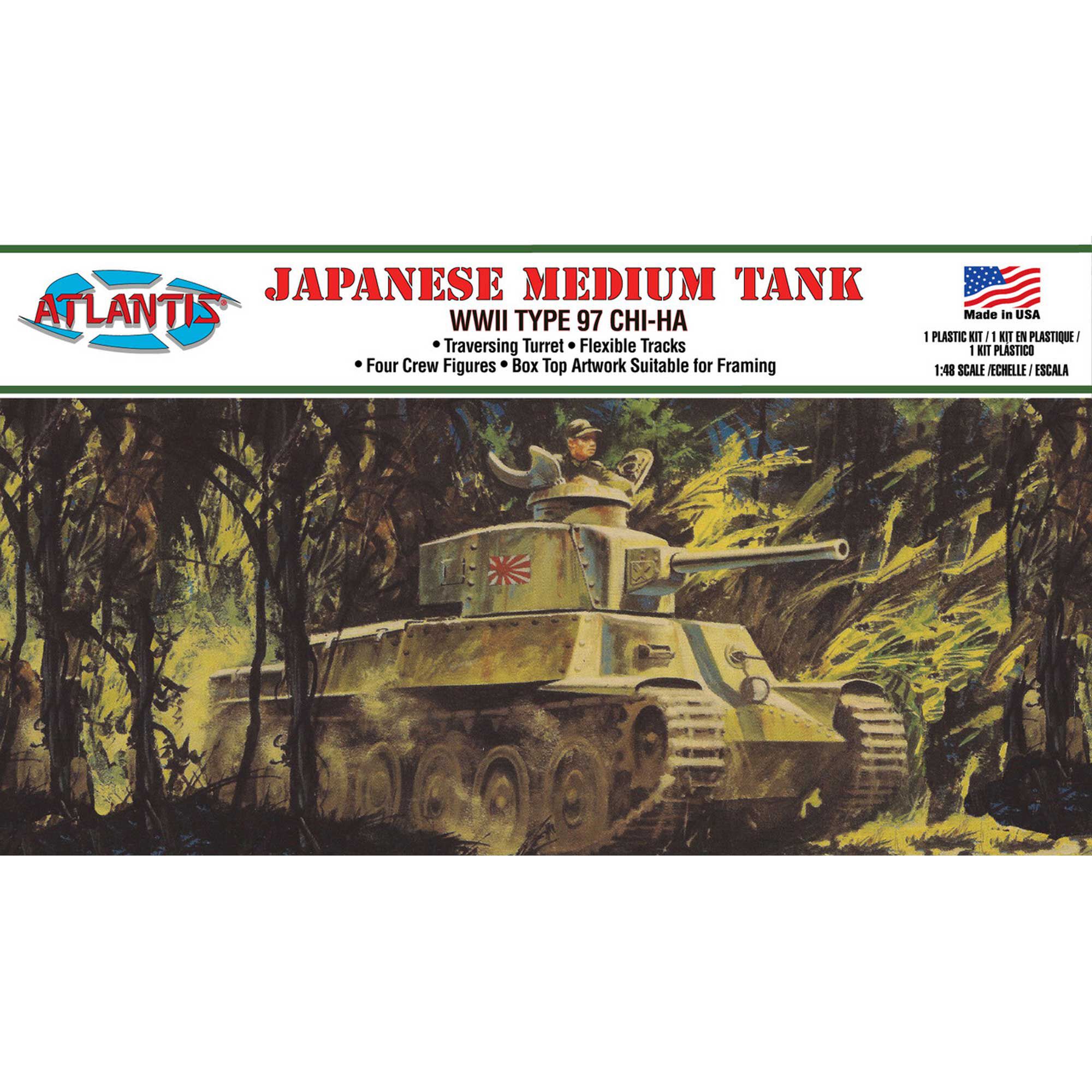 ATLANTIS TOY & HOBBY INC. 1/48 Japanese Chi-Ha Type 97 Medium Tank