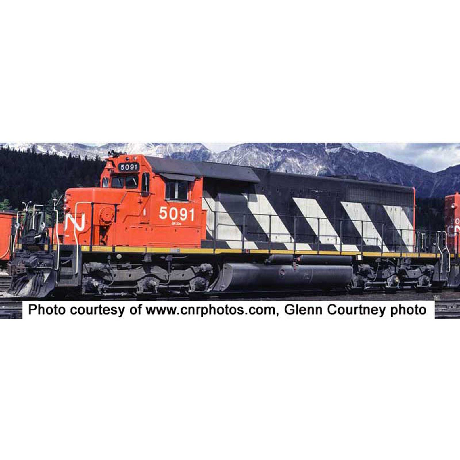 HO SD40 w DCC & Sound CN Sergent Stripe #5096