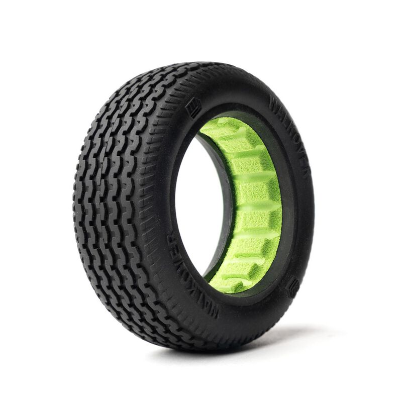 Whitz Racing 1/10 Walkover 2.2" Front Sprint Car Tires & Inserts, Super Soft (2)