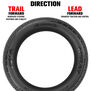 1/10 Array Super Soft Long Wear Rear 2.2" Dirt Oval Tires (2)