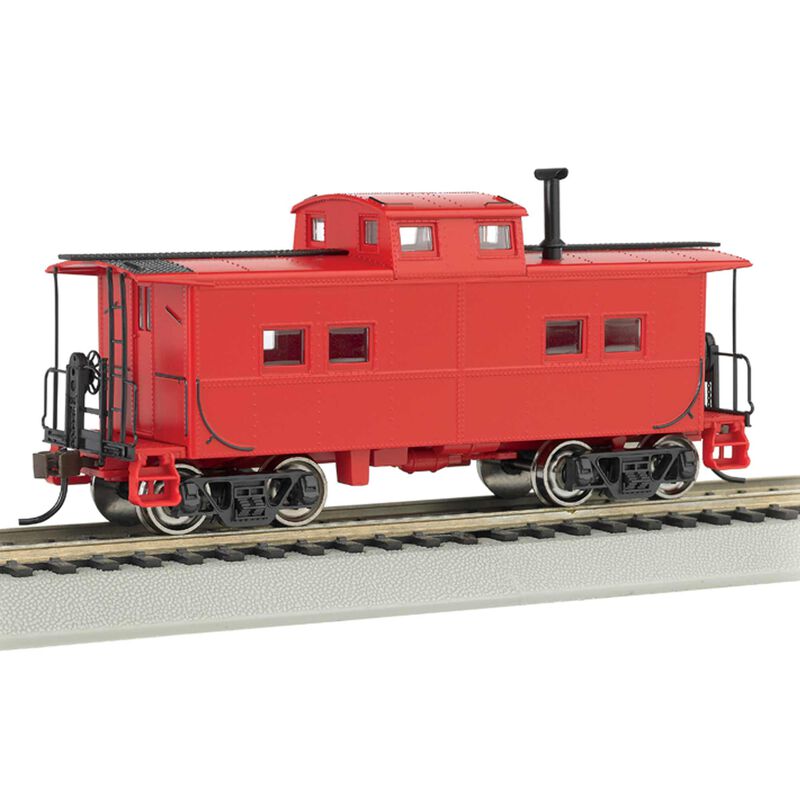 HO Northeast Steel Caboose Unlettered Red