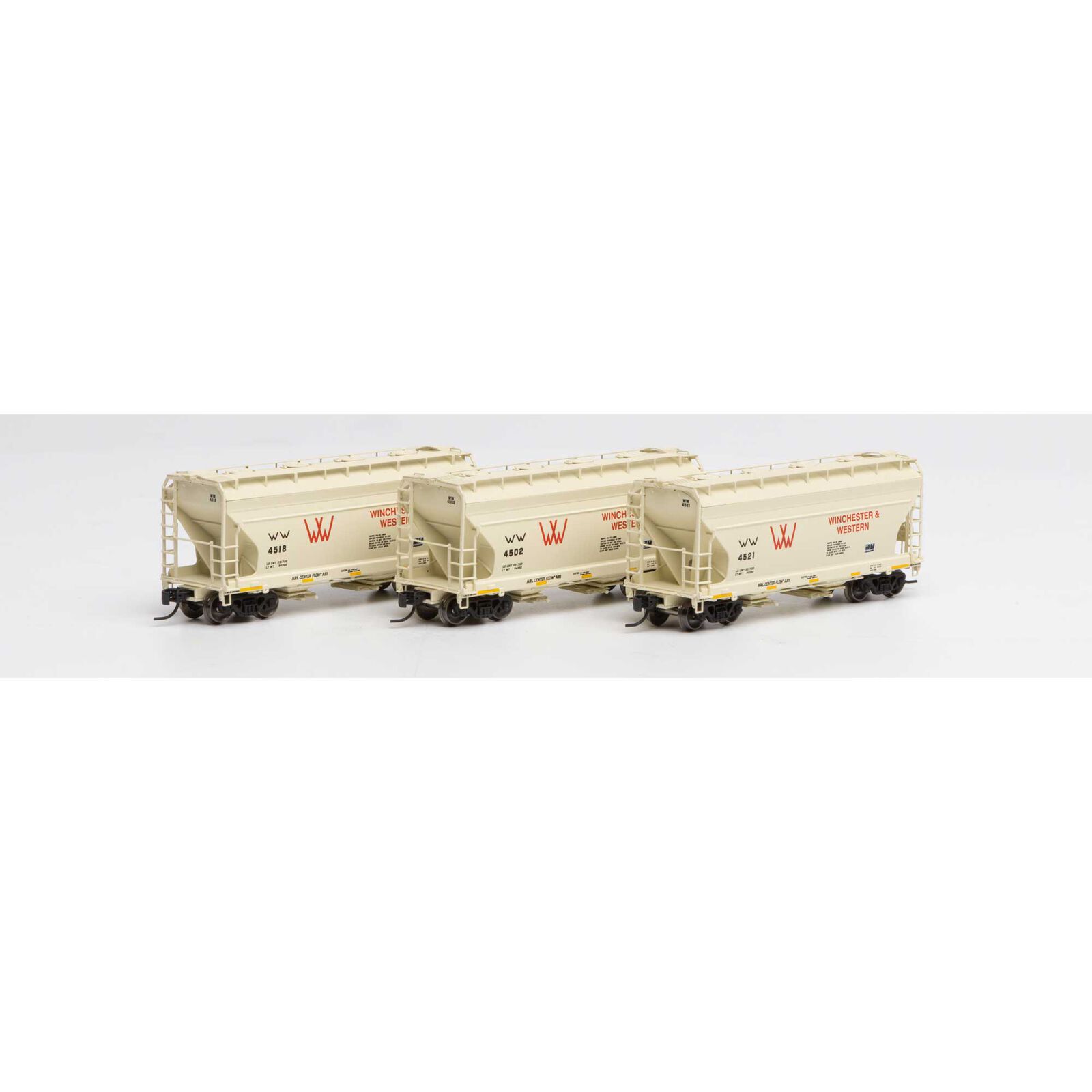 N ACF 2970 Covered Hopper, W&W (3)