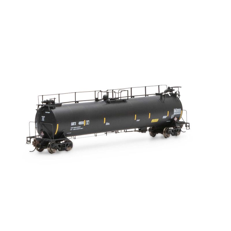 HO TankTrain Intermediate,GATX/Yellow Stripe#48616