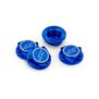 Aluminum "Clutch" Punisher 17mm Wheel Nuts, Blue (4)