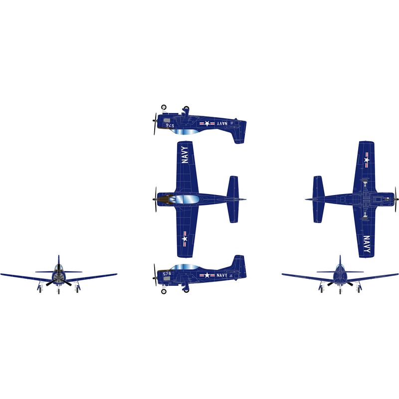 Athearn HO ATH T-28B Trojan Airplane, Navy NX228TS