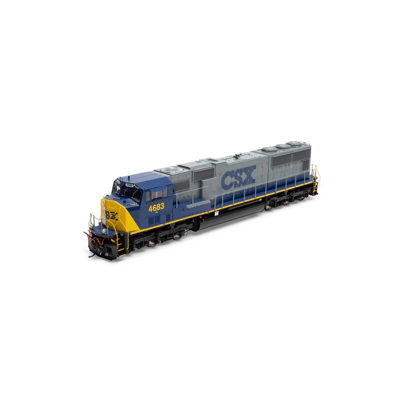 HO SD70M Locomotive with DCC & Sound, CSX / YN2 #4683