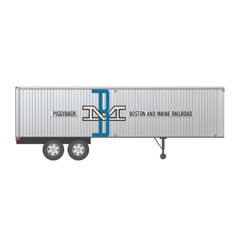 HO 35' Fruehauf Integral-Post Volume Van Trailer, B&M #3