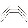 Factory Team Rear Anti-Roll Bar Set, 1/10 Team Associated RC10B6.1