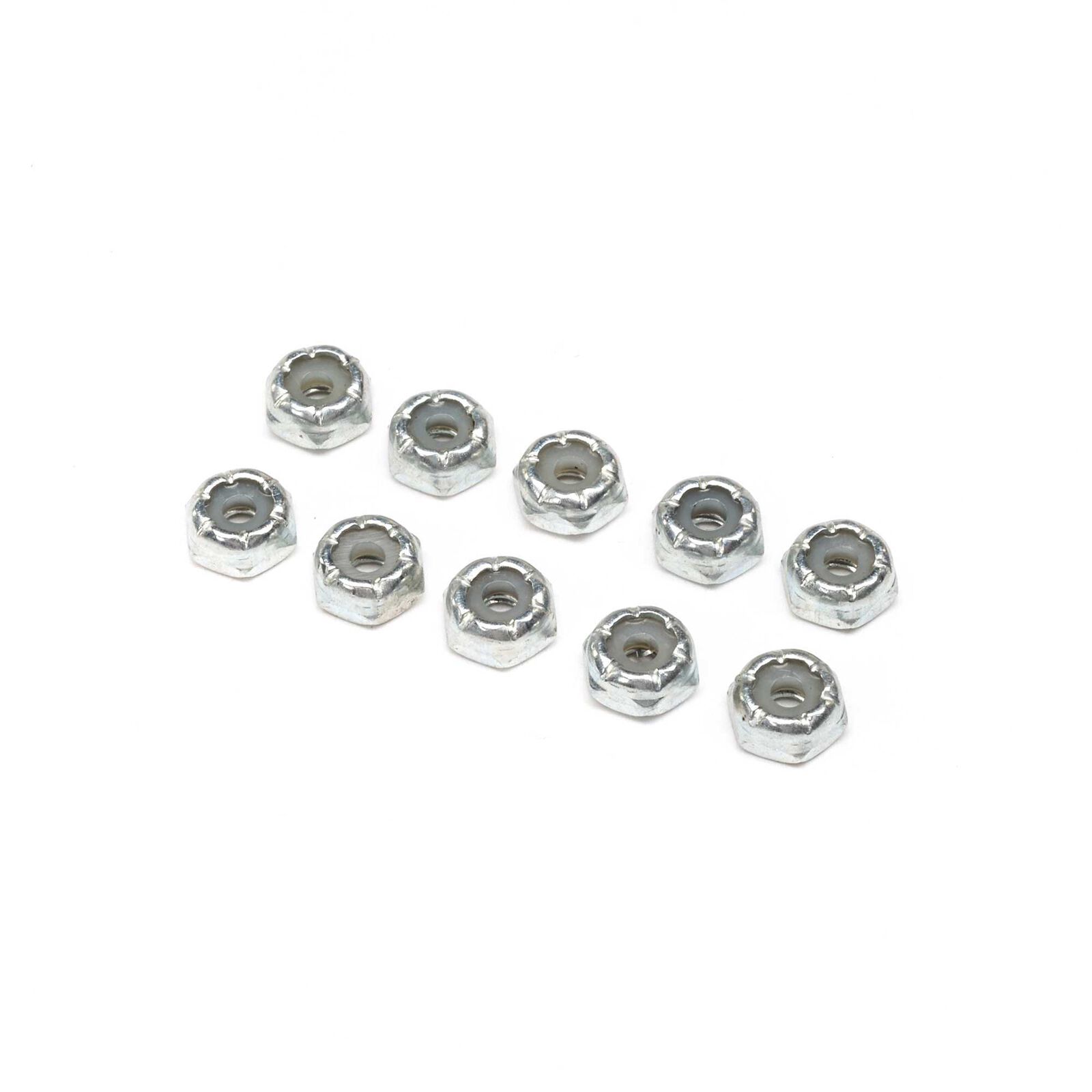 Steel Locking 1/2 Nuts, 4-40 (10)