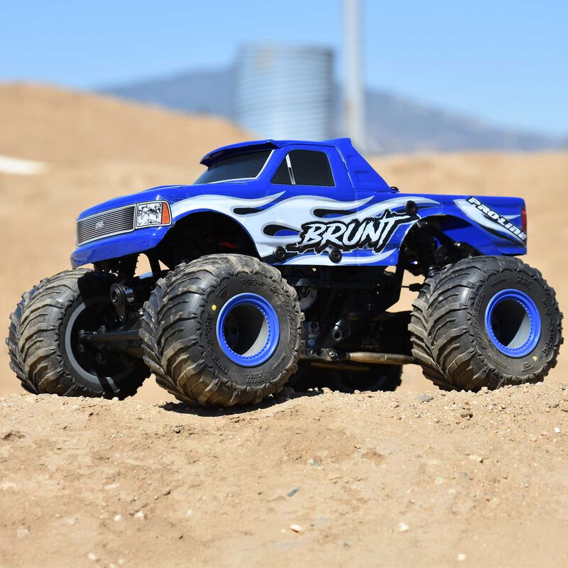 1/18 Pre-Cut Brunt Tough-Color Blue Body for Losi Mini LMT