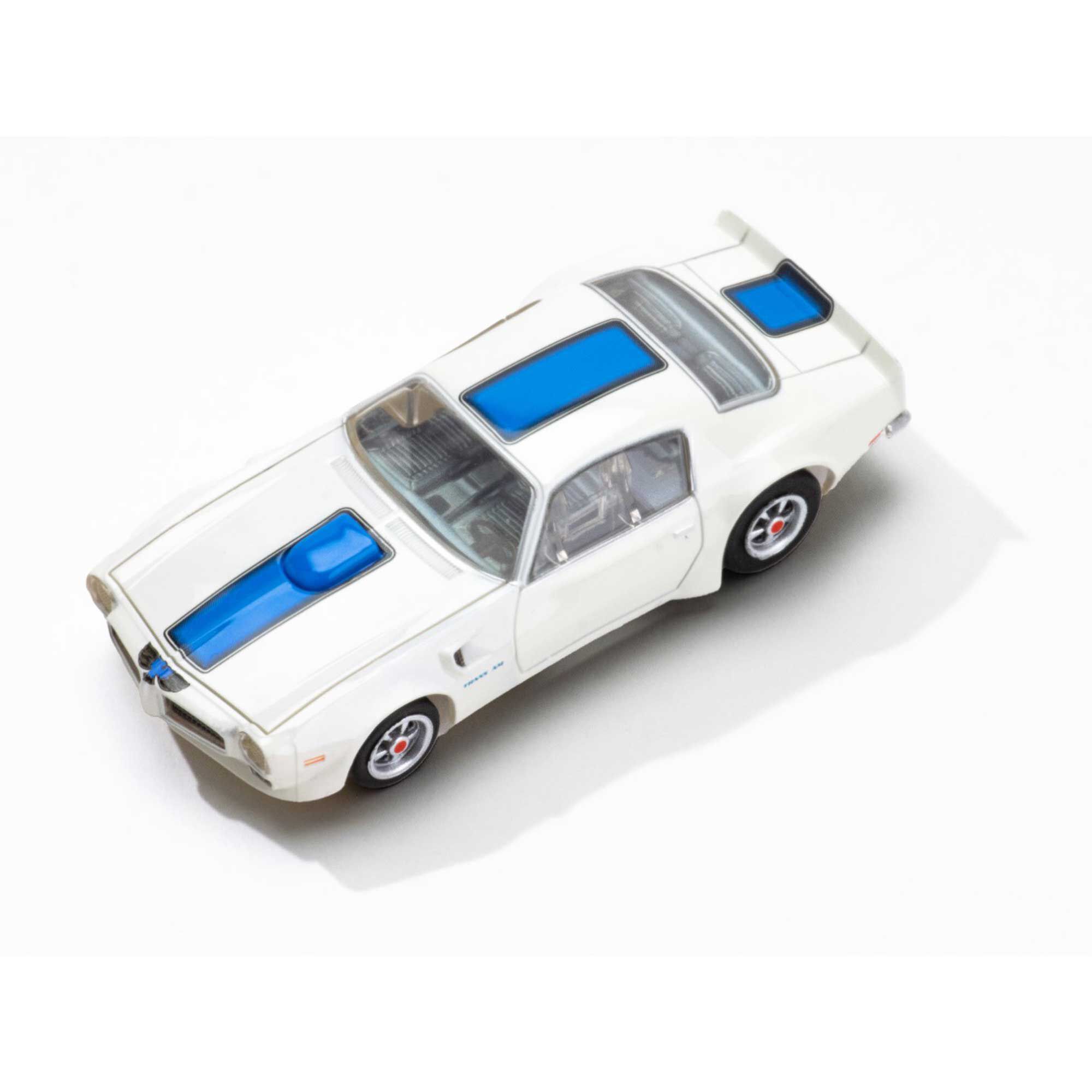 AFX/Racemasters HO 1970 TransAm Firebird Mega G+ Slot Car, White
