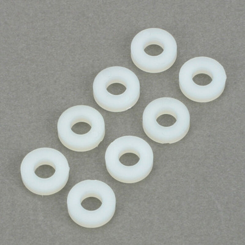 Nylon Flat Washer, #8