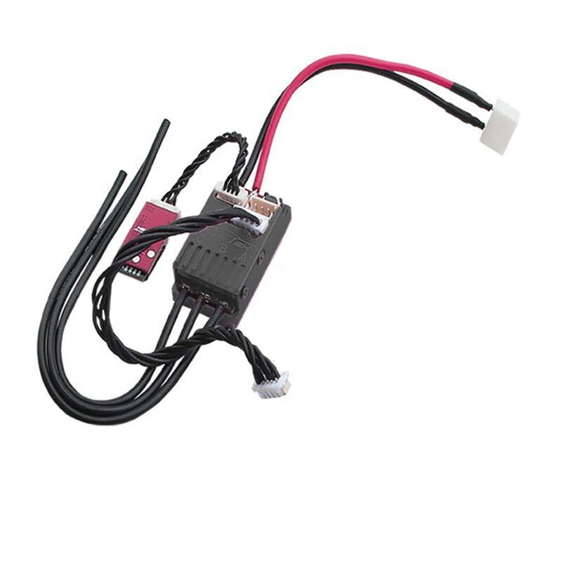 Cyclos 2S Lipo 20A/40A Brushless Sensored ESC with Bluetooth, Aluminum Black Case: Drift/Race