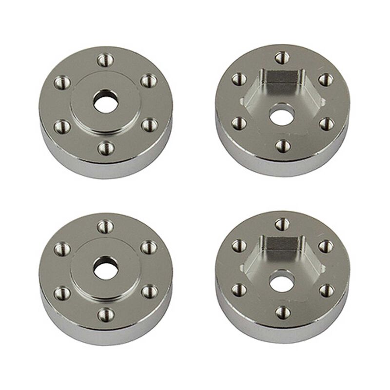 Factory Team Aluminum Beadlock Hex Adapters, 1/10 Element Enduro