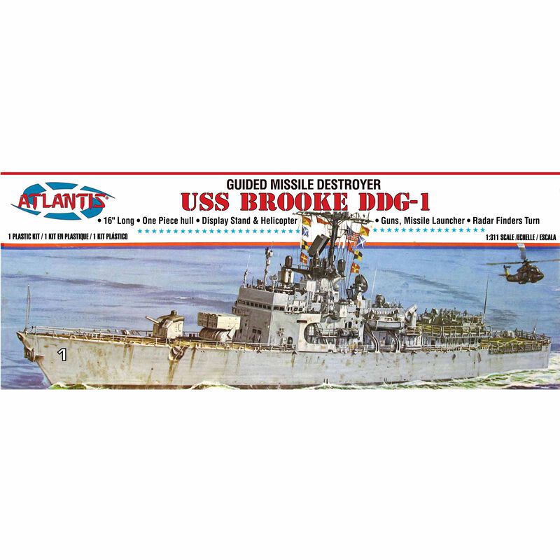 1/311 USS Brooke (DEG-1) Guided Missile Destroyer Escort Model Kit