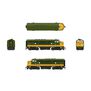 HO EMD F3 Locomotive A/B, CN 9003 / 9004, Green & Gold with Paragon4