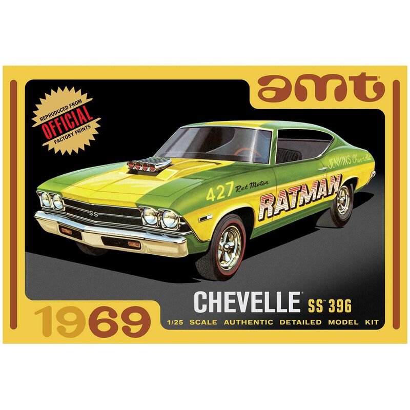 1/25 1969 Chevy Chevelle Hardtop, Model Kit
