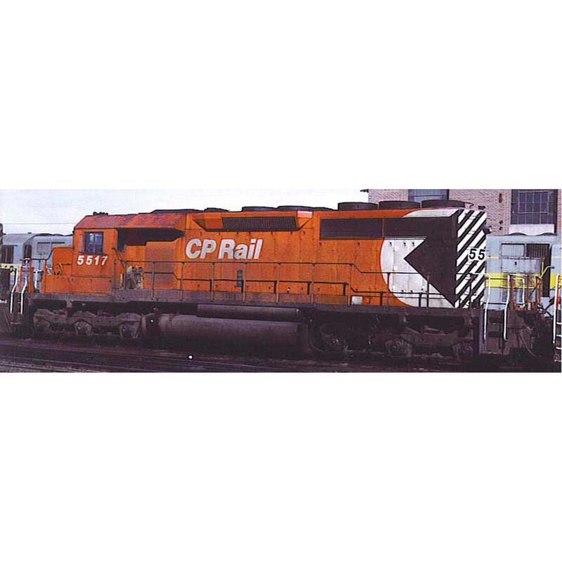 HO SD40 CPR 5" Stripes Large Multi Mark #5517