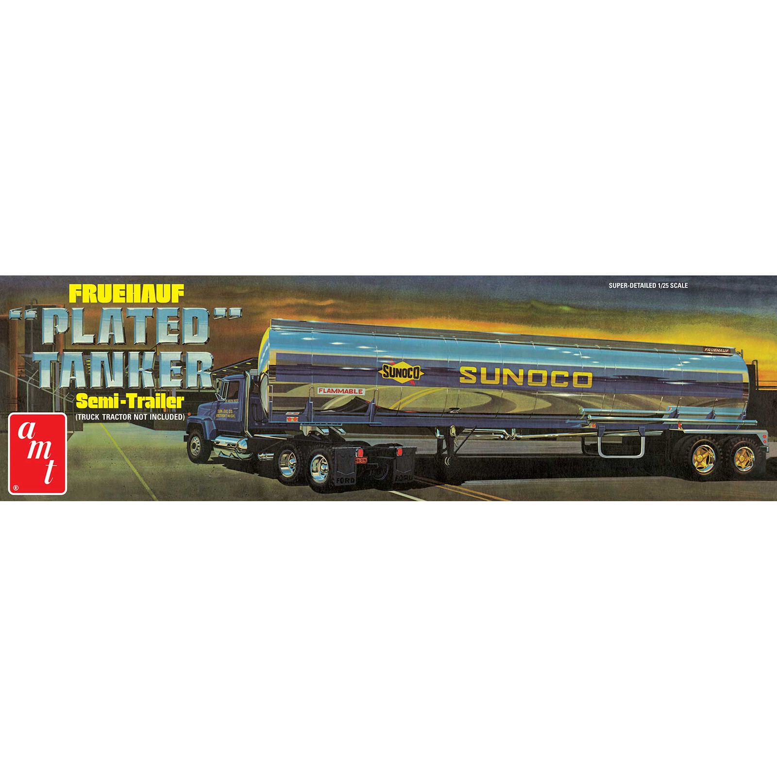 1/25 Fruehauf Plated Tanker Semi Trailer (Sunoco)
