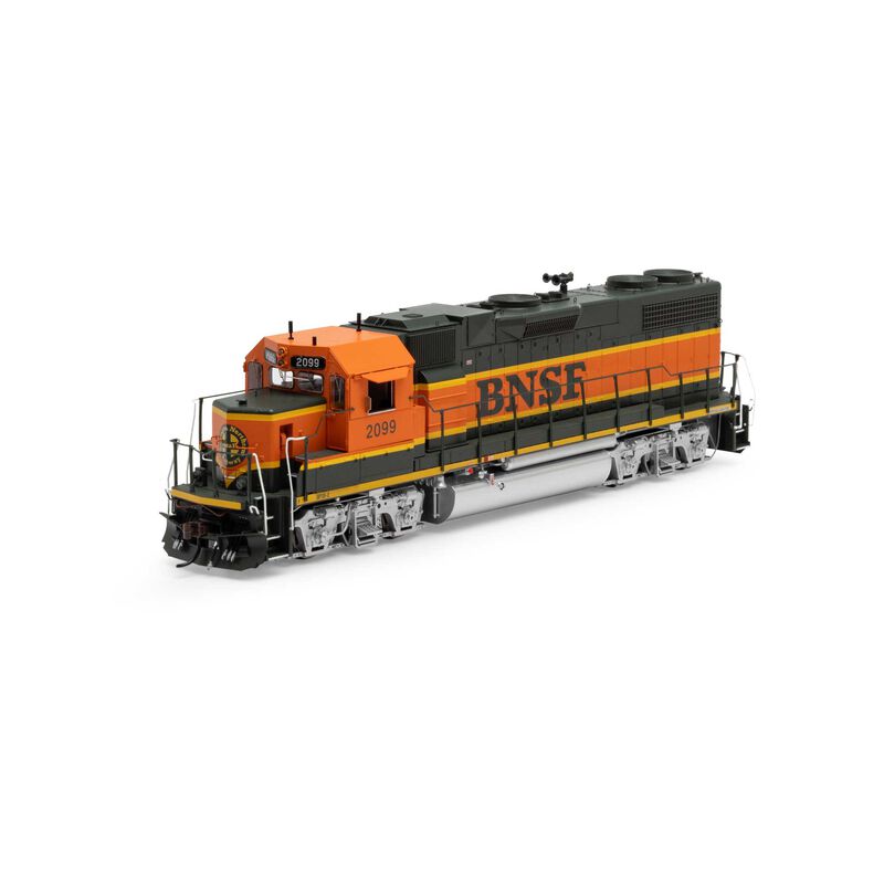 HO GP38-2 Locomotive with DCC & Sound, BNSF #2099