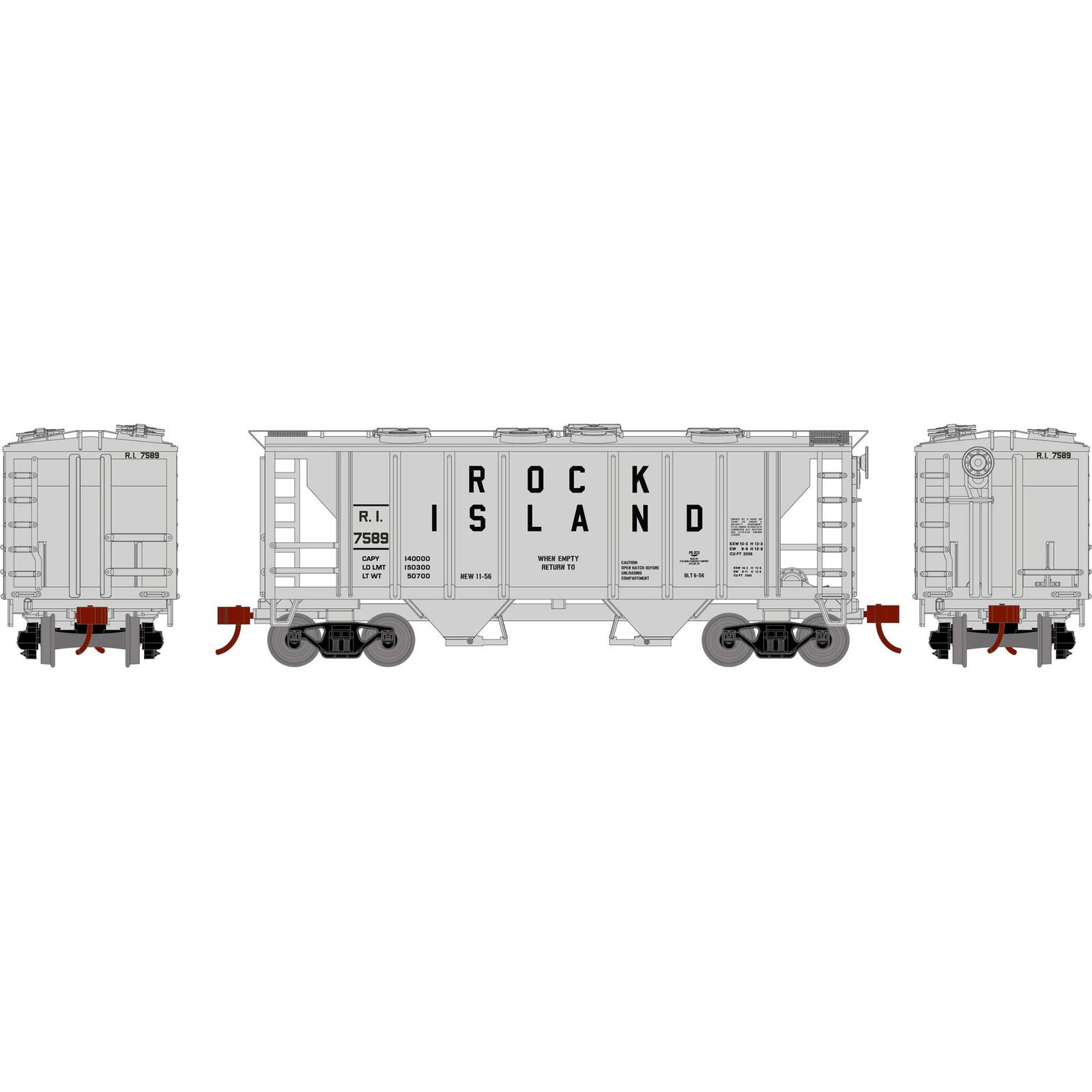 HO PS-2 2003 2-Bay Hopper, RI #7589