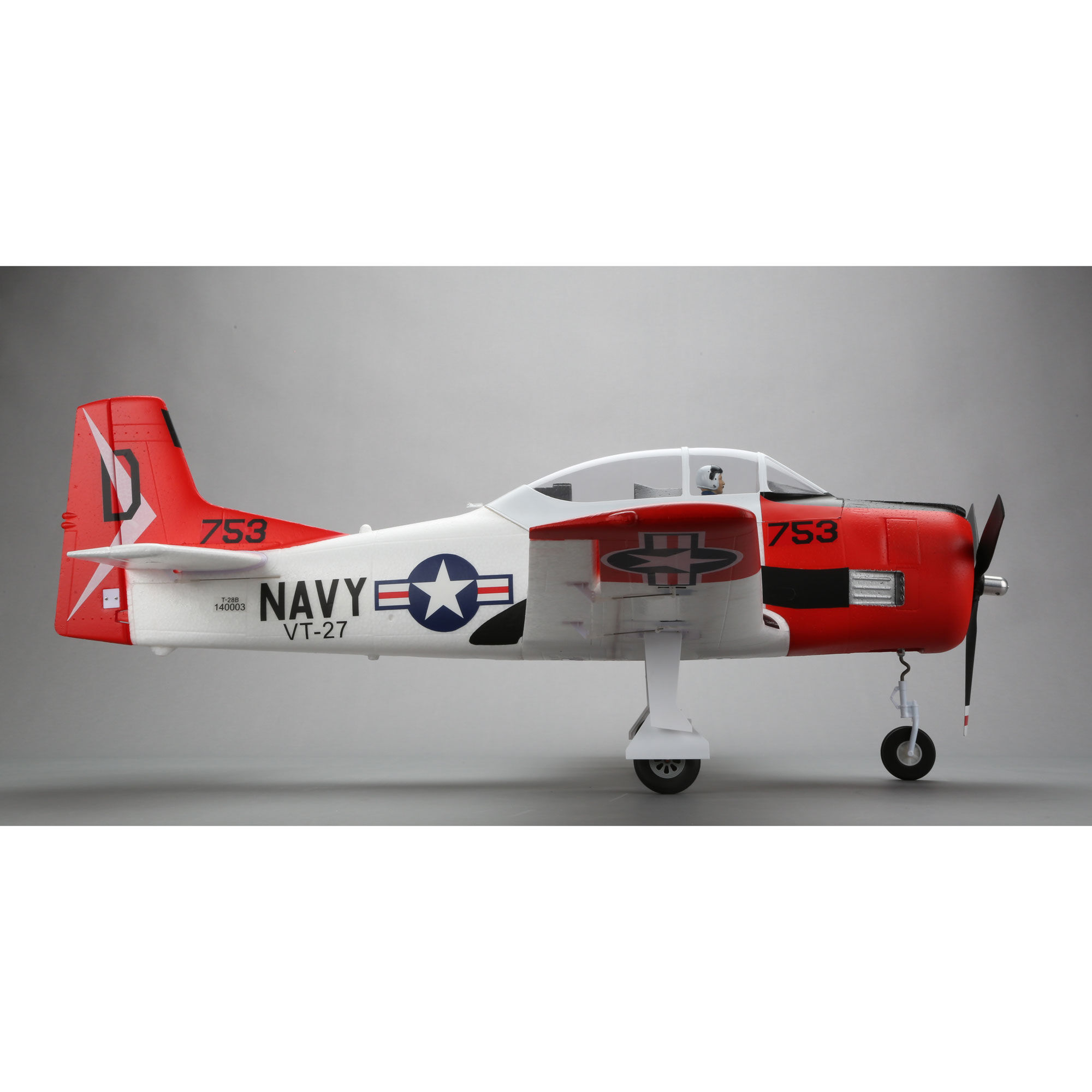 E-flite T-28 Trojan 1.2m BNF Basic with AS3X | Tower Hobbies