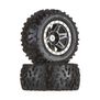 1/8 dBoots Sand Scorpion XL Rear 2.8 Pre-Mounted Tires, 17mm Hex, Black/Chrome (2)