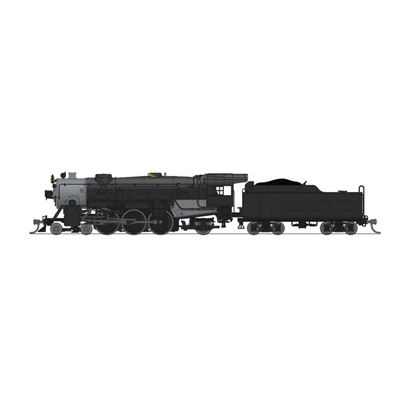 N Heavy Pacific 4-6-2 Steam Locomotive, Unlettered, with Paragon4