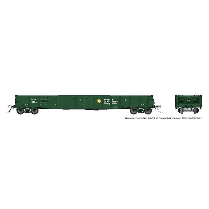 HO 52'6" Gondola BC Rail Dogwood Scheme (6)