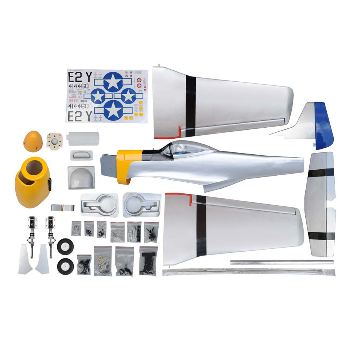 Phoenix Model 1/7 P-51 Mustang .46-.55 GP EP ARF 55.5