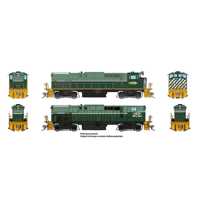 HO M-420 & M-420B DC Locomotive Set BCR Green #644, #683