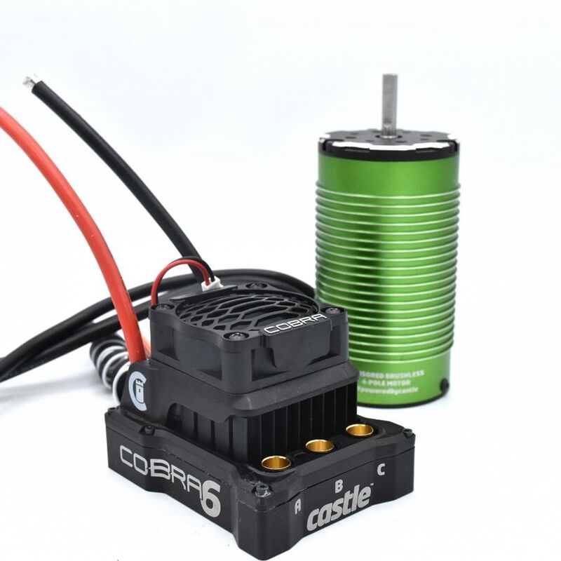 Castle Creations Cobra 6 ESC & 1717-1260KV Sensored Brushless Combo