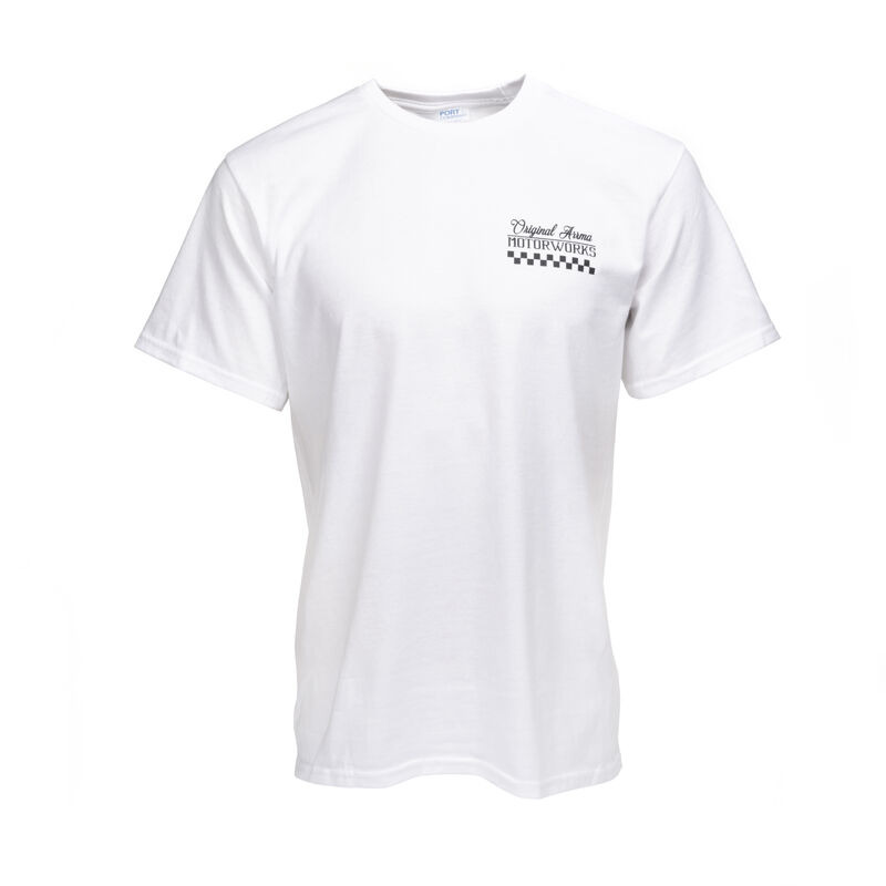 ARRMA Motorworks White T-Shirt, Large