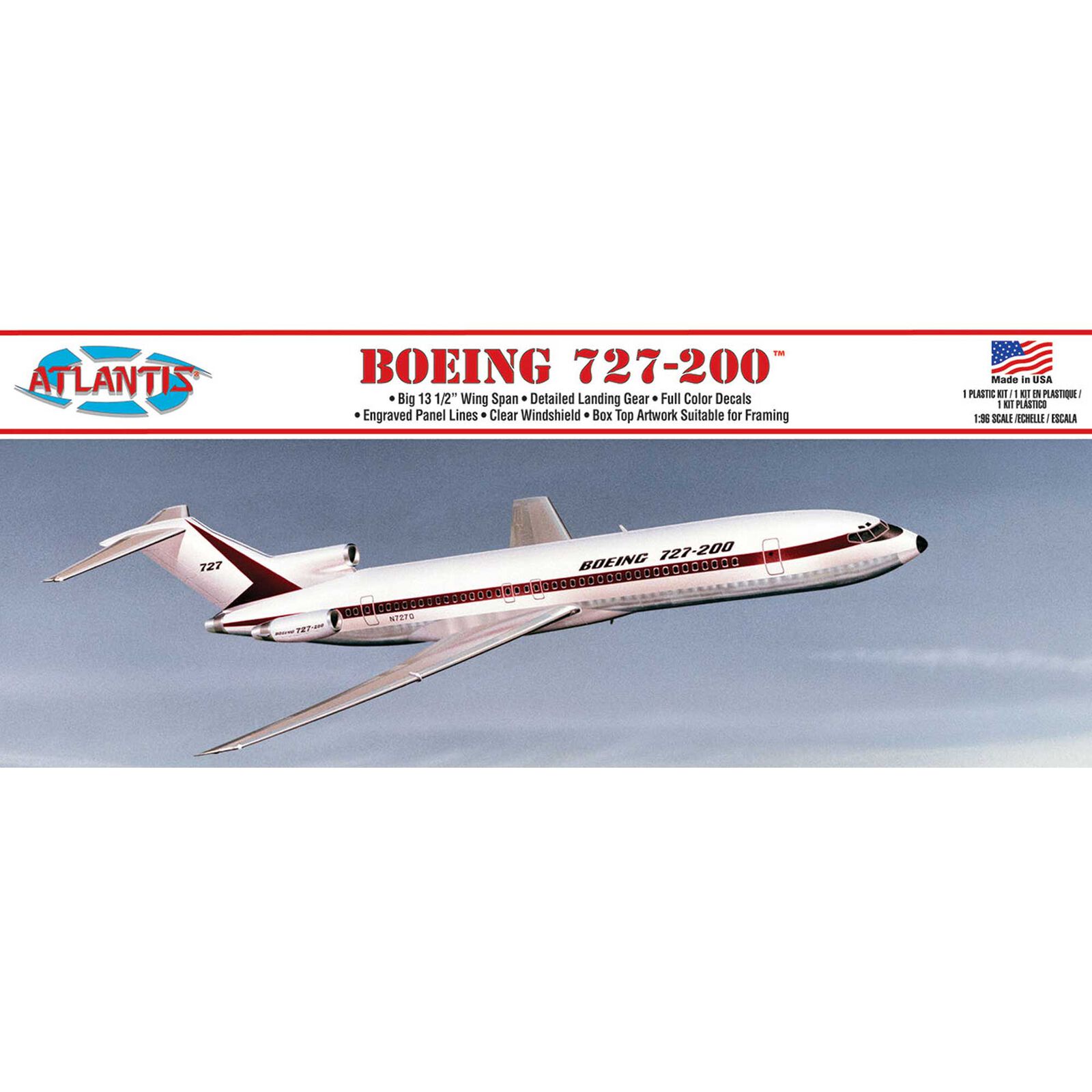 1/96 Boeing 727 Airliner with Boeing Markings
