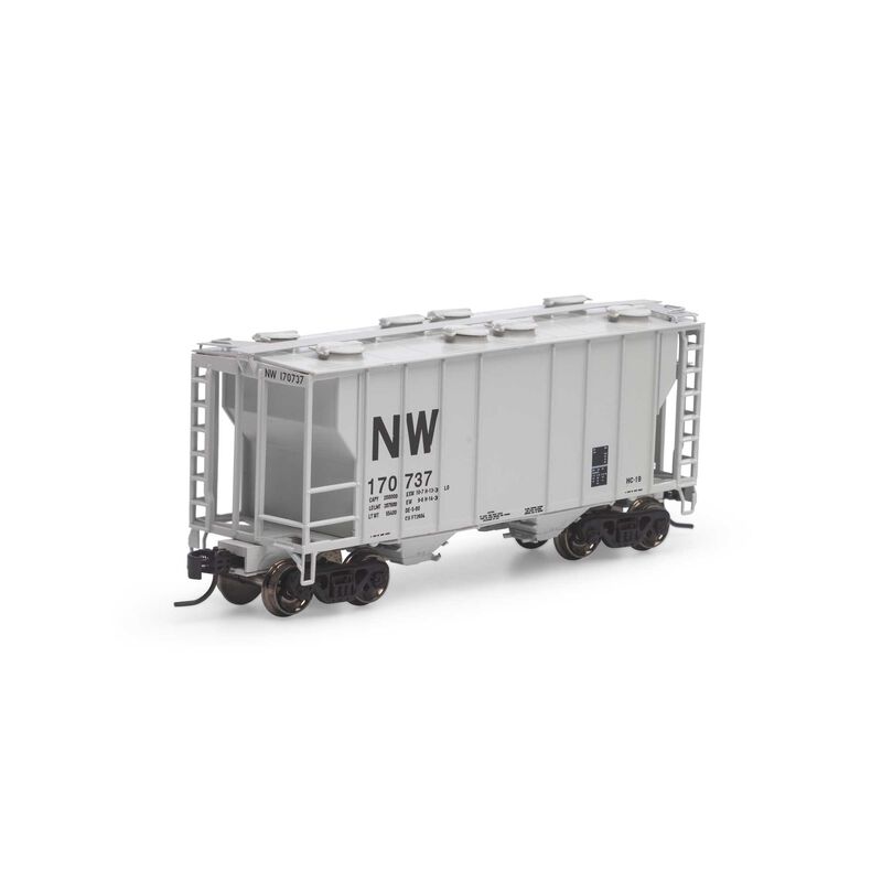 N PS-2 2600 Covered Hopper, N&W #170737