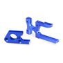B74, B74.1  Aluminum Motor & Diff Mount Set, Blue