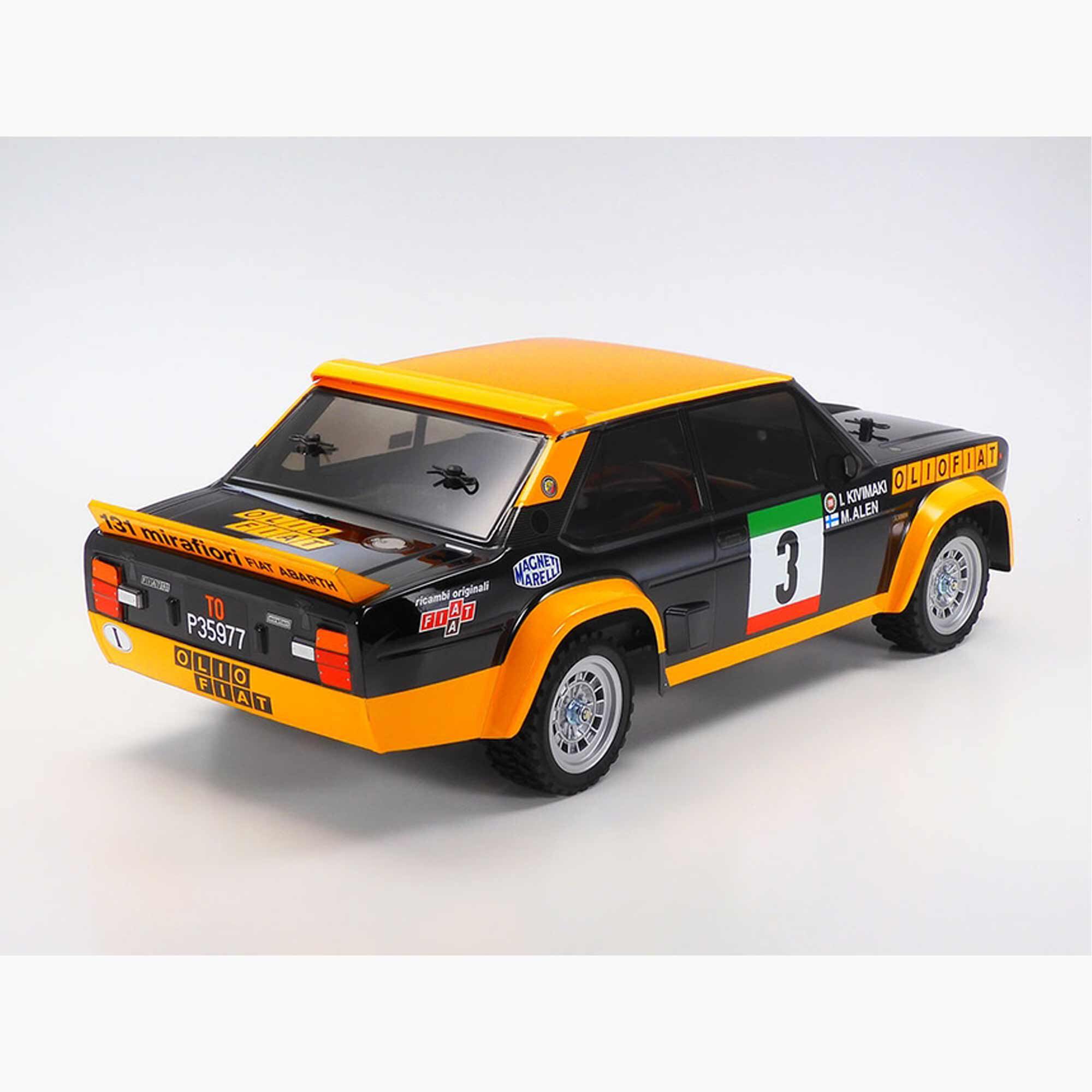 タミヤ フィアット アバルト 131 ラリー 1/10 Tamiya Fiat 131 Abarth Rally 1/10 4WD Electric Rally Car Kit (MF