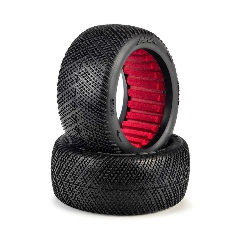 AKA PRODUCTS, INC. 1/8 Reverb Super Soft Front/Rear 4.0" Off-Road Truck Tires (2)