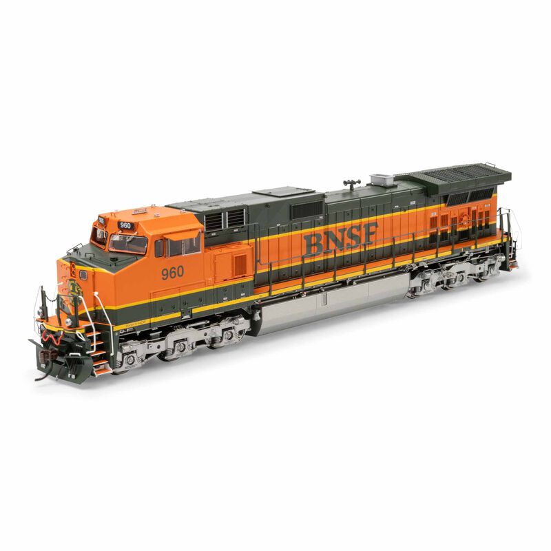 HO GE Dash 9-44CW Locomotive with DCC & Sound, BNSF Heritage I #960