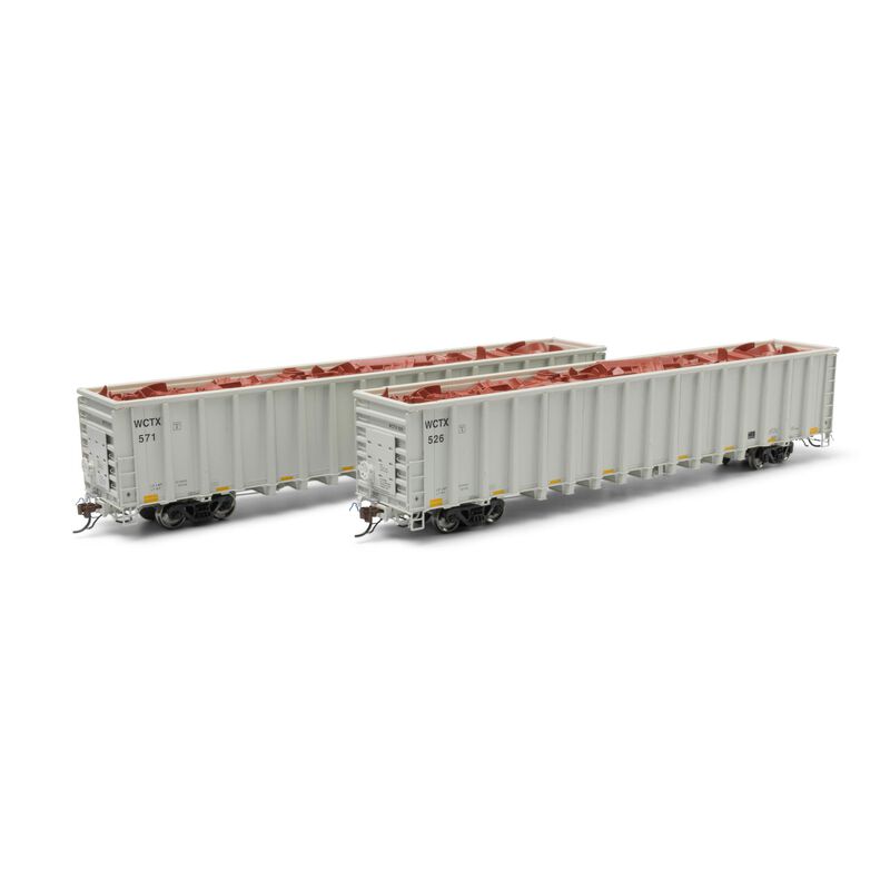 Athearn HO NSC 6400 Gondola with Scrap Load, WCTX #526, 571 (2)