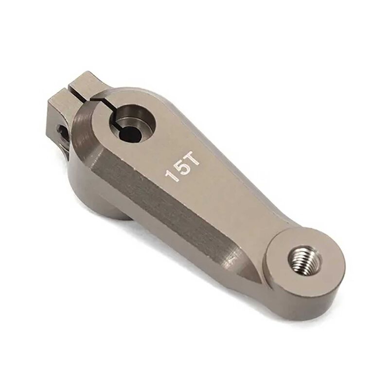 Billet Machined 15T Steering Servo Arm: Axial SCX6
