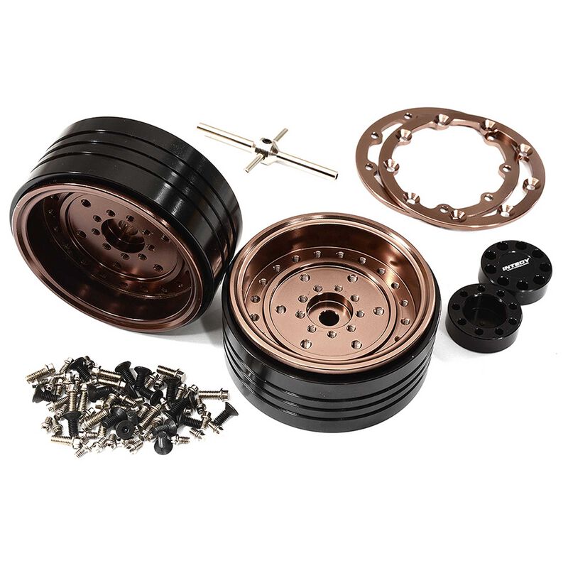 Alloy Beadlock Wheels, Bronze: 1/10 Enduro Sendero (2)