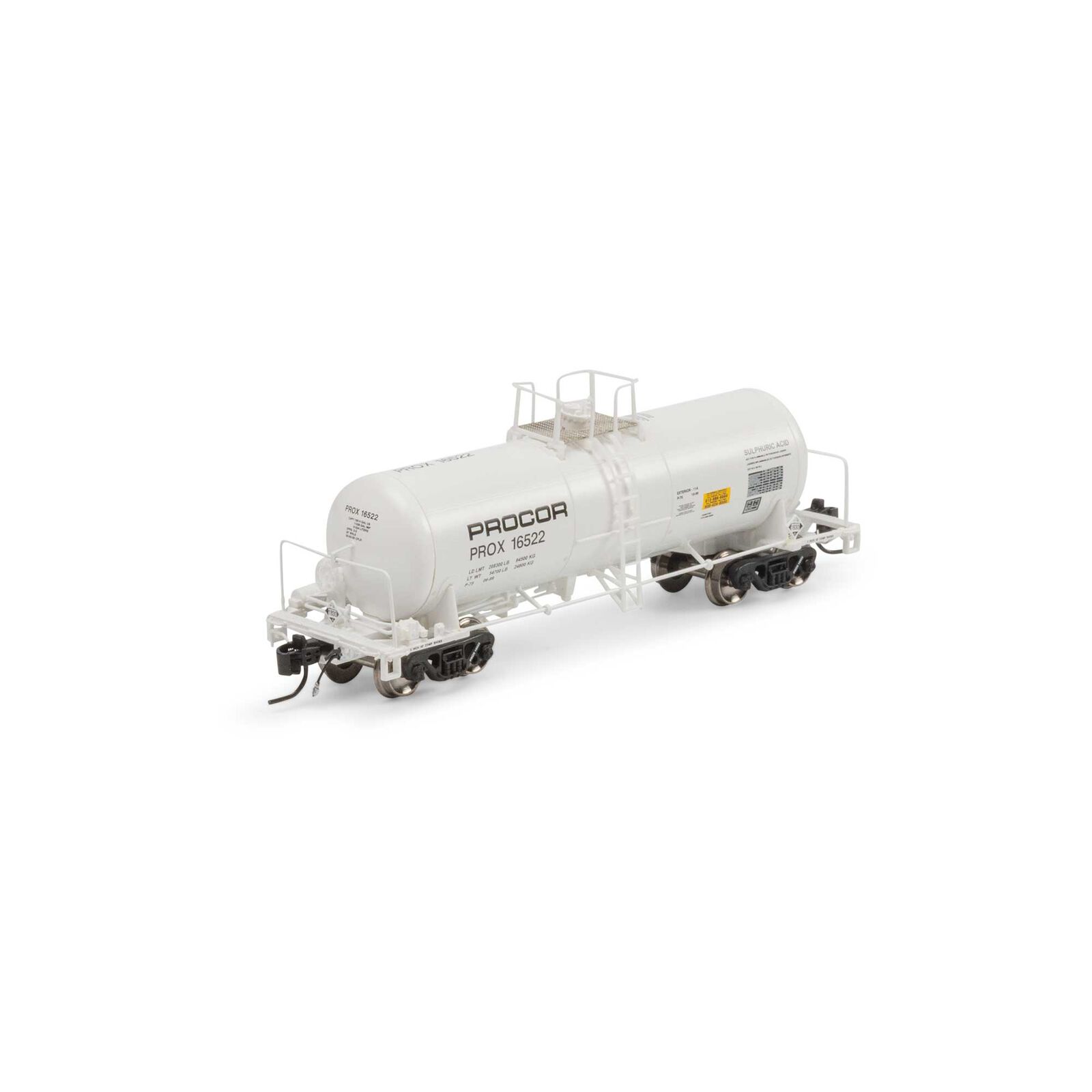 N 13,600-Gallon Acid Tank, PROX, White #16522