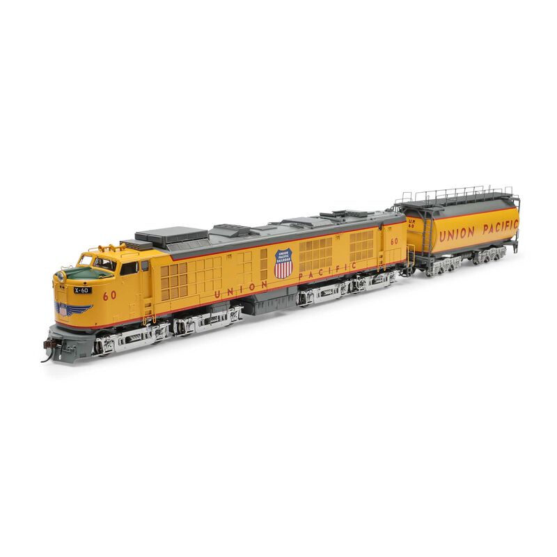 HO Gas Turbine Locomotive & Tender with DCC & Sound, UP #60