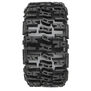 1/6 Trencher F/R 5.7” Tires Mounted 24mm Black Raid 8x48 Hex (2)