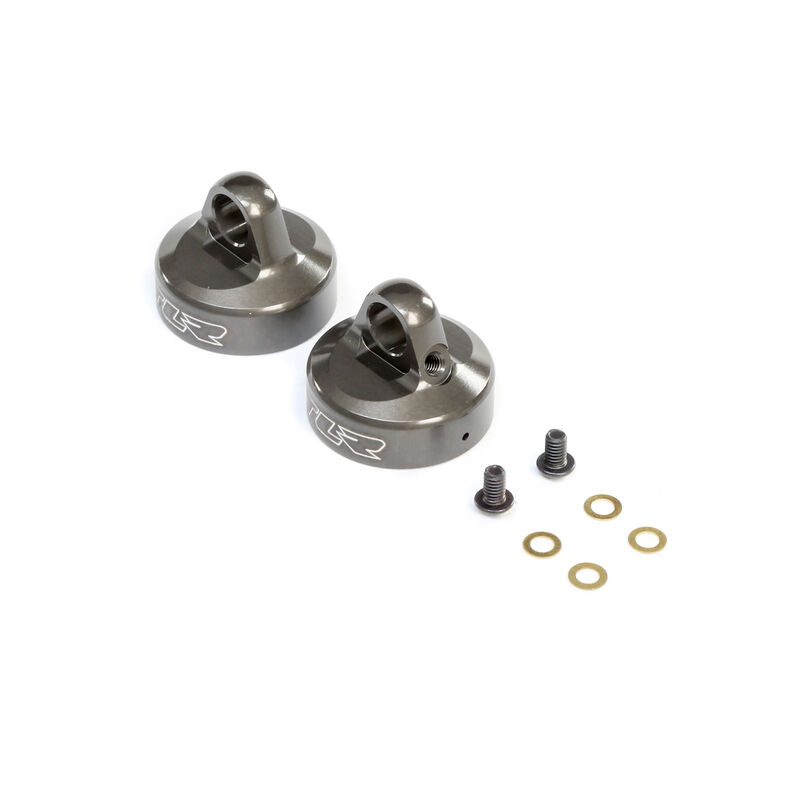 16mm Bleeder Shock Cap Aluminum (2): 8X, 8XE